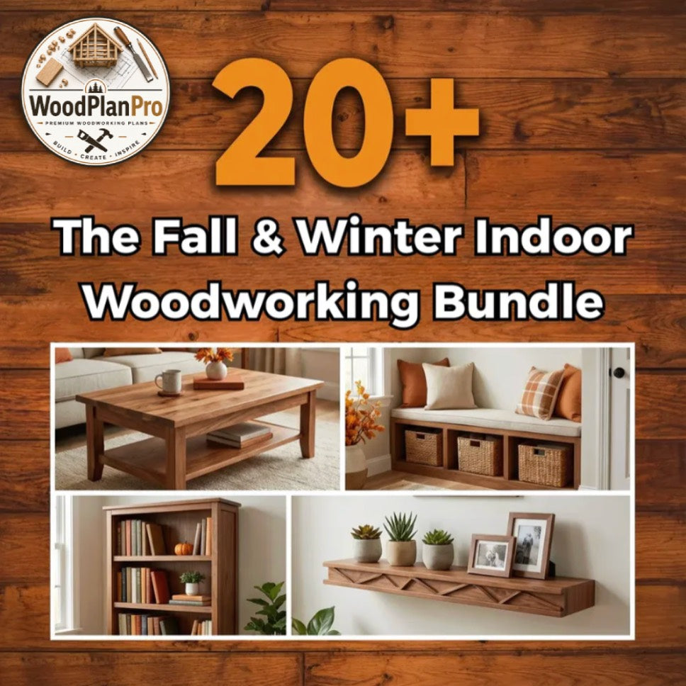 20+ Fall & Winter Indoor Woodworking Projects